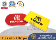 High Temperature Carved Acrylic Dragon Tiger Marker Casino Poker Table Game